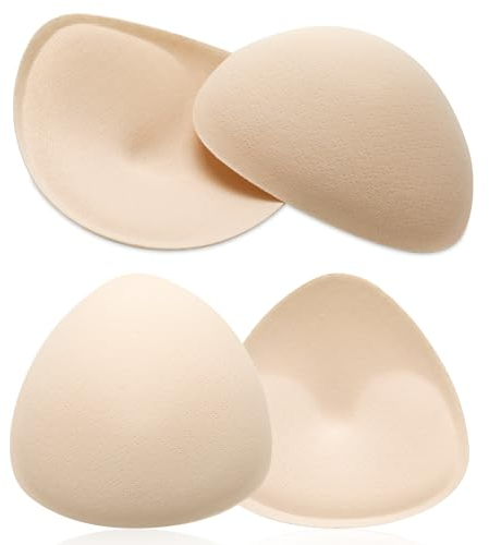 Sibba Bra Pads Inserts 2 Pairs Enhancers Tape Lingerie Lift Cup Invisible Chest Coverings Sponge Boob Sticky