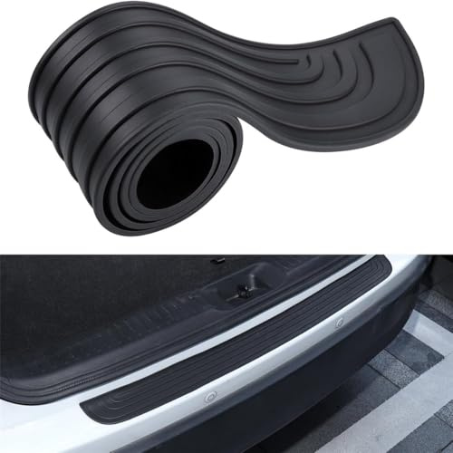 RUIDAM Protection Pare Choc Voiture pour Dacia Duster 2010 2011 2012 2013 2014 2015 2016 2017, Protection de Seuil de Chargement de Coffre Arrière Autocollant Porte Voiture Accessoire