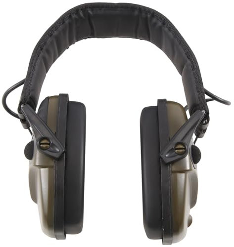 Wadakada Cuffie Antirumore Elettroniche con Cancellazione del Rumore Cuffie Antirumore Elettroniche Comode Cuffie Antirumore Elettroniche Multifunzionali Cuffie Antirumore Silenziose Verde Militare