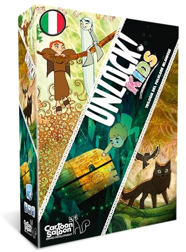 Asmodee Unlock! Kids 4, Gioco da Tavolo con Enigmi per Bambini, 6+ Anni, 1-4 Giocatori, Edizione in Italiano