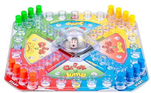 Toyrific | Complete Traditional Classic Family Game Board, Click and Jump Frustration, for Kids and Adults