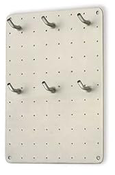 SIRO Schlüsselleiste Lindlar, Schlicht, Stahl matt vernickelt, 200 mm x 33 mm x 140 mm, LA 185 x 126 mm, 1466-200ZN4