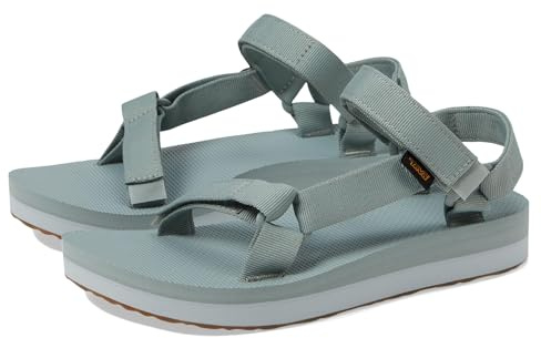 Teva - Womens Midform Universal Sandal, Color Wrought Iron/Pearl Blue, Size: 6 UK