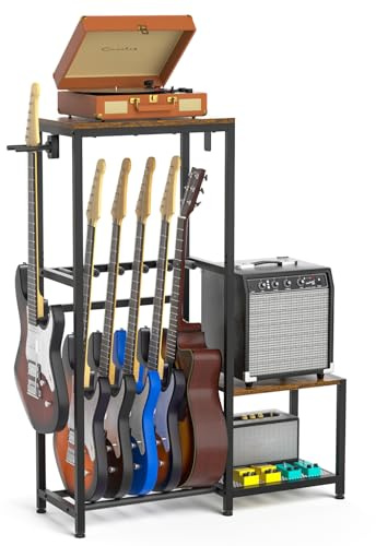 ikkle Guitar Rack for Acoustic, Electric Guitar, Bass, Guitar Accessories