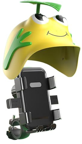 Motorcykelmobilhållare | Antivibrationshjälmbas, liten telefonhållare för hjälm och cykel, för de flesta telefoner, elektrisk skoter, mountainbike, utomhuscykling