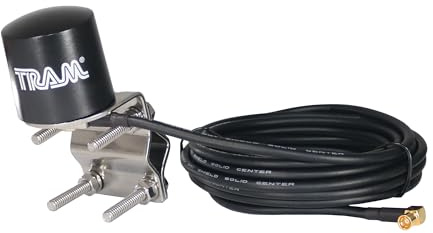 Tram® Satellite Radio Mirror-Mount Low-Profile Antenna with RG58 Coaxial Cable and SMB-Female Connector