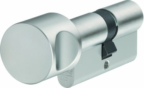 Abus 54425 - Lucchetto a cilindro con pomolo, in nichel perlato