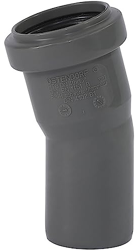 Ostendorf 171100 HTsafe arco 15 gradi DN 40 mm tubo HT