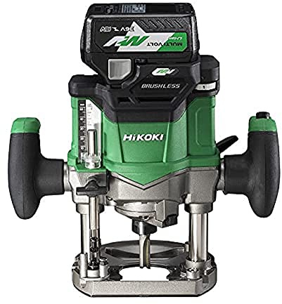 HiKOKI M3612DAJPZ MultiVolt 18/36V 1/2 Cordless Plunge Router with 1 x 2.5Ah Batteries