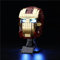 GEAMENT LED Light Kit Compatible with LEGO Iron Man Helmet - for 76165 Super Heroes Model (Building Set Not Included)