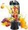 Tragbarer Smoothie Maker Mixer, 600ML Standmixer für Smoothies, Saft und Shakes, Portable Mini Blender mit 6 Edelstahlmesser, USB Persönlicher Obstmischmaschine, BPA-frei (Schwarz)