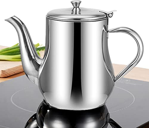 delr Recipiente Aceite - Contenedor Grasa con MalFiltro removible | Lata Almacenamiento Grasa separadora Aceite para Cocina casera