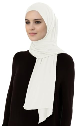 Lina & Lily andningsbar premium modal vävd hijab huvudscarf sjal för muslimska kvinnor lätt