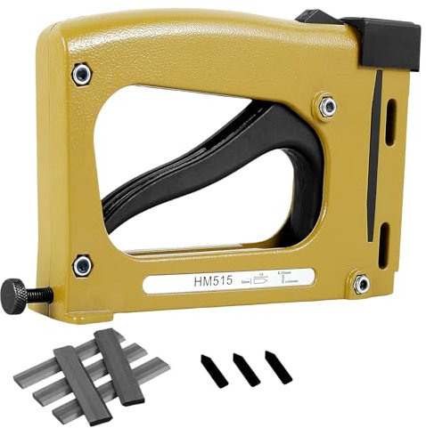 Grapadora Marco de fotos 20x12.5x3cm Grapadora Tapiz hecho a mano con 2000 clavos ligero Point Driver Marco para enmarcar cuadros