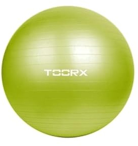 Toorx Palla da Ginnastica AHF-012 Unisex Adulto, Verde Lime, Ø 65 cm