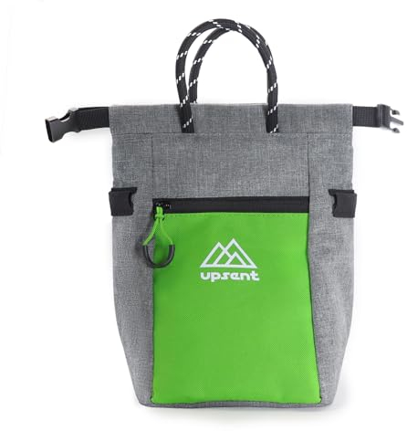 UpSent Boulder-Kreideeimer, großer Kreidebeutel zum Klettern & Bouldern, Magnetverschluss