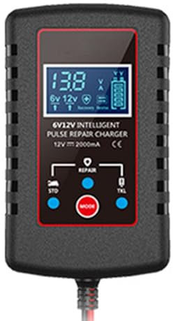 demaxiyad Erhaltungsladegerät für Autobatterie, 12-V-Autobatterieladegerät - 6V und 12V vollautomatisches Erhaltungsladegerät - Einfache Anwendung, effizientes 12-V-Autobatterieladegerät für