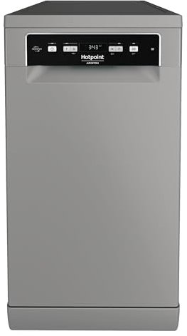 Hotpoint Ariston HA3FC10BS7A0S Lavastoviglie Libera Installazione, Larghezza: 45cm, Profondità 59cm, Altezza 85cm, Lavastoviglie Esterna Con Capacità 10 coperti, Classe Energetica C