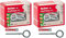 Fischer 541745 Tassello con Occhiolo Chiuso Duopower, Grigio/Rosso, 25 Pezzi (Confezione da 2)
