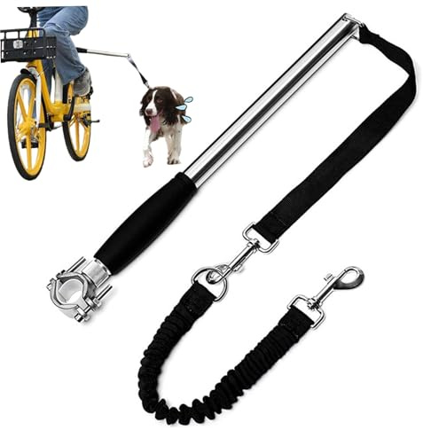 Bike Dog Leash Hands Free Heavy Duty Dog Bike Attachment with Retractable Leash for Exerciser, Training, Jogging, Cycling, Running