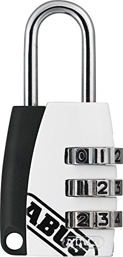 ABUS Zahlenschloss 155/20 - Vorhängeschloss mit Zinkdruckguss-Gehäuse - Kofferschloss / Spindschloss mit individuell einstellbarem Zahlencode - ABUS-Sicherheitslevel 3 - Silber
