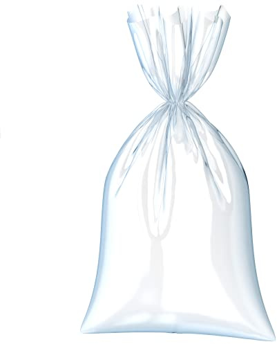 IMBALLAGGI 2000 - Sacchetti Trasparenti Adatti per Alimenti 60x80 Confezione Da 10 Kg, Sacco in Polietilene PLT