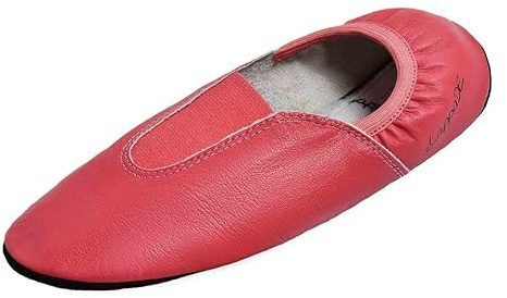 Lappade Patins en Caoutchouc Chaussons de Gymnastique, de Ballet, de Gymnastique, de Danse Rouge T. 33