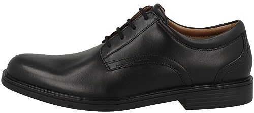 Clarks Herren Un Aldric Lace Derbys, Schwarzes Leder, 45 EU