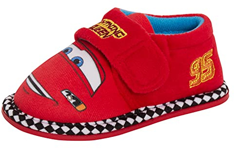 Disney Cars Slippers Red UK 8 Child
