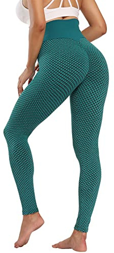Merlvida Leggins Sportivi Donna Vita Alta Leggings Push Up Pantaloni Palestra Controllo della Pancia Anticellulite Pantacollant Opaco Elastici Tuta Collant Abbigliamento Sportivo Donna Yoga Fitness
