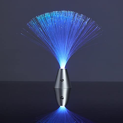 Tinc Funky Fibre Optic Lamp - Bedroom Mood Lighting, Plastic,Silver