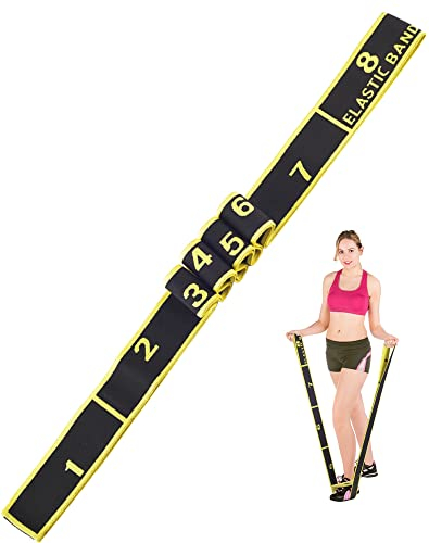 NETONDA Bande Elastique Musculation Bande Boucle Exercices pour 7-10kg Elastique de Gym Sangle Elastique Sport pour Fitness Yoga Pilates