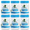 Mr.Bacteria No.3 - Limpiador de estanques de jardín, limpiador de estanque, purificador de agua para agua verde en estanque de jardín, estanque de piscina, estanque de peces, 6 x 500 g