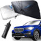 Sonnenschutz Auto Frontscheibe Innen 135 x 73 cm - UV - Hitzeschutz, Faltbarer 10 Knochen Struktur, Passend für SUV, PKW, LKW - Kompakt und Schnell Verstauen