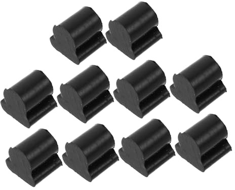TOYANDONA Accesorios Para Trompa 10 Piezas Almohadillas De Goma De 0.19 Pulgadas Topes Para Rotores Protección Para Instrumentos De Viento Metal