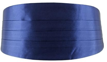 Snyggt dambälte, Justerbar gördel i flerfärg for smokingar och kostymer for män och kvinnor, formella kläder(Blu)