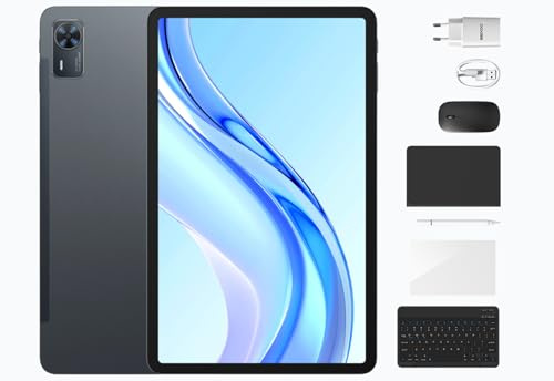 DOOGEE Tab E3 Plus VIP Edition | 12″ FHD+ 90 Hz | display IPS | 32 GB di RAM + 256 GB (fino a 2 TB) | fotocamera da 13MP+5MP | altoparlante quad | Wi-Fi 5 | LTE | garanzia 2 anni | Grigio