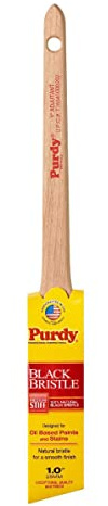Purdy 1 in. W Adjutant Trim Paint Brush Angle Black China Bristle