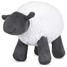 Petface Stanley the Sheep Plush Dog Toy with Squeaker (Pack of 1) | Soft Plush Material, Adorable Design, Interactive Playtime, Safe for Pets