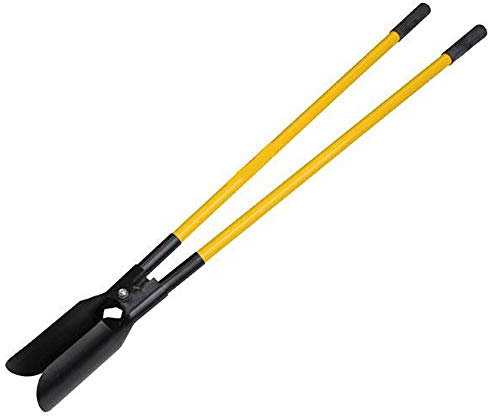 Defender Tools 1450mm Fence Post Hole Soil Digger Grabbers Fibreglass Soft Grips
