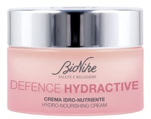 Bionike Defence Hydractive - Crema Viso Idro-nutriente Detossinante e Antiossidante per Pelli Secche e Molto Secche, Ripara, Nutre e Dona Idratazione fino a 48 Ore, 50 ml