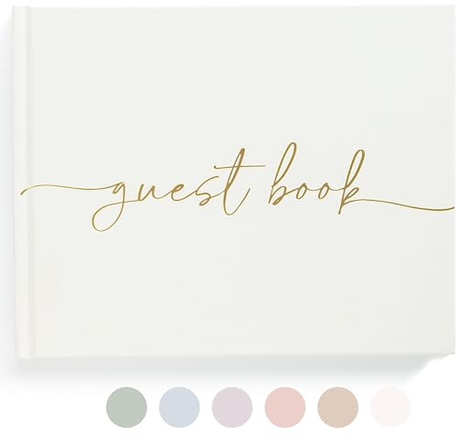Lamare Wedding Guest Book – Polaroid Guest Book for Wedding Reception, Baby Shower, Birthday, Bridal Shower and Special Event Guestbook – A Stylish Sign in Book for Party - Blank Page