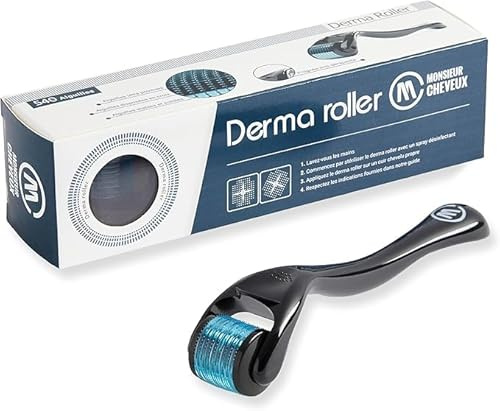 El Derma Roller Señor Hair - Lucha contra la pérdida de cabello (calvicie) - Acero quirúrgico