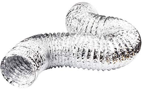 Tuyau d'évacuation Aluflex Ø 450 mm 1 mètre pour climatiseurs Séchoir - Tuyau flexible Tuyau d'aération Tuyau de ventilation Climatisation