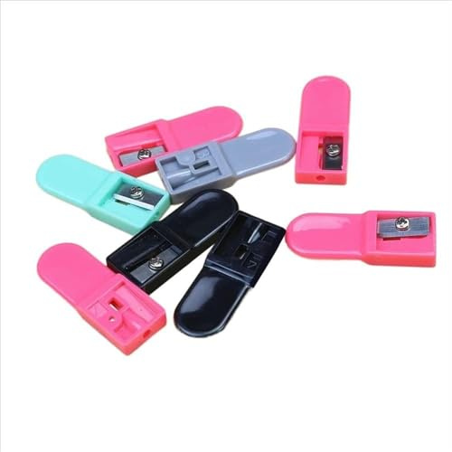 5 temperamatite a matita in colori casuali, materiale scolastico, smerigliatrice con nucleo di piombo, 2 mm, mini temperamatite meccanico, forniture per scrittura e correzione, temperamatite