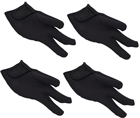 Beatifufu 4pcs Heat Resistant Finger Mitts Gloves for Hair Curling Iron Straightener Styling Protection Material Safe Handling