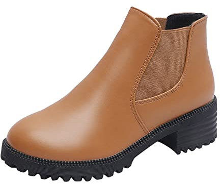 Stivali Donna Gambale Curvy Stivaletti Estivi Donna Traforati Stivaletti Donna Pelle Vera Stivali Donna con Tacco Alto in Gomma Stivali Texani Donna Estivi Marroni Stivali Donna Estivi