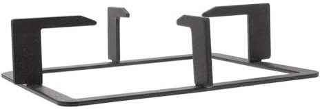 LABRIMP Support pour Cuisinière à Gaz en Fonte Noire Rectangulaire Antidérapant pour Maintien Sûr des Casseroles et Accessoires Cuisine