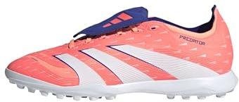 adidas Unisex League Fold-Over Tongue Turf, Signal Coral/White/Beam Orange, 11