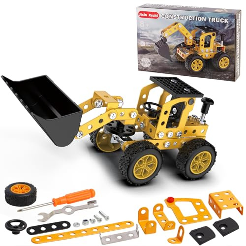 Jixin Xyzhi Juego de construcción de vástago de metal 3D, juego de construcción, juego de construcción, juguete de interacción entre padres e hijos, regalos para niños de 3 a 6 a 12 a 16 años